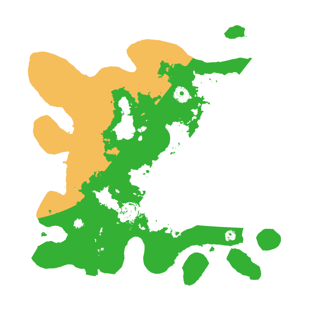Biome Rust Map: Procedural Map, Size: 3000, Seed: 2091320911