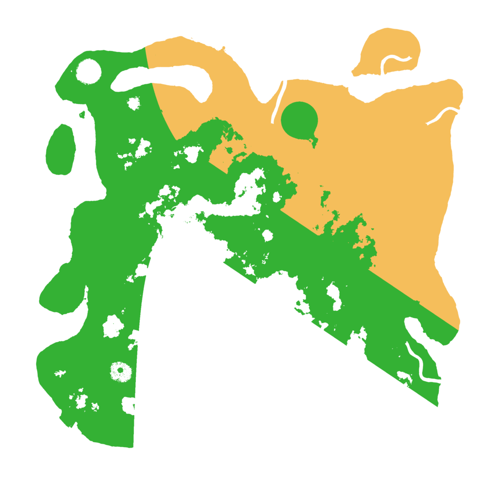 Biome Rust Map: Procedural Map, Size: 3600, Seed: 94720015