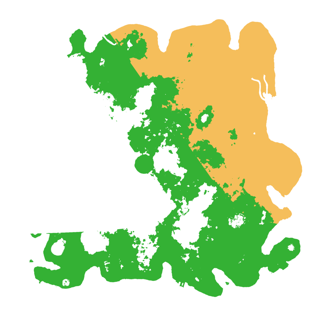 Biome Rust Map: Procedural Map, Size: 4500, Seed: 398746