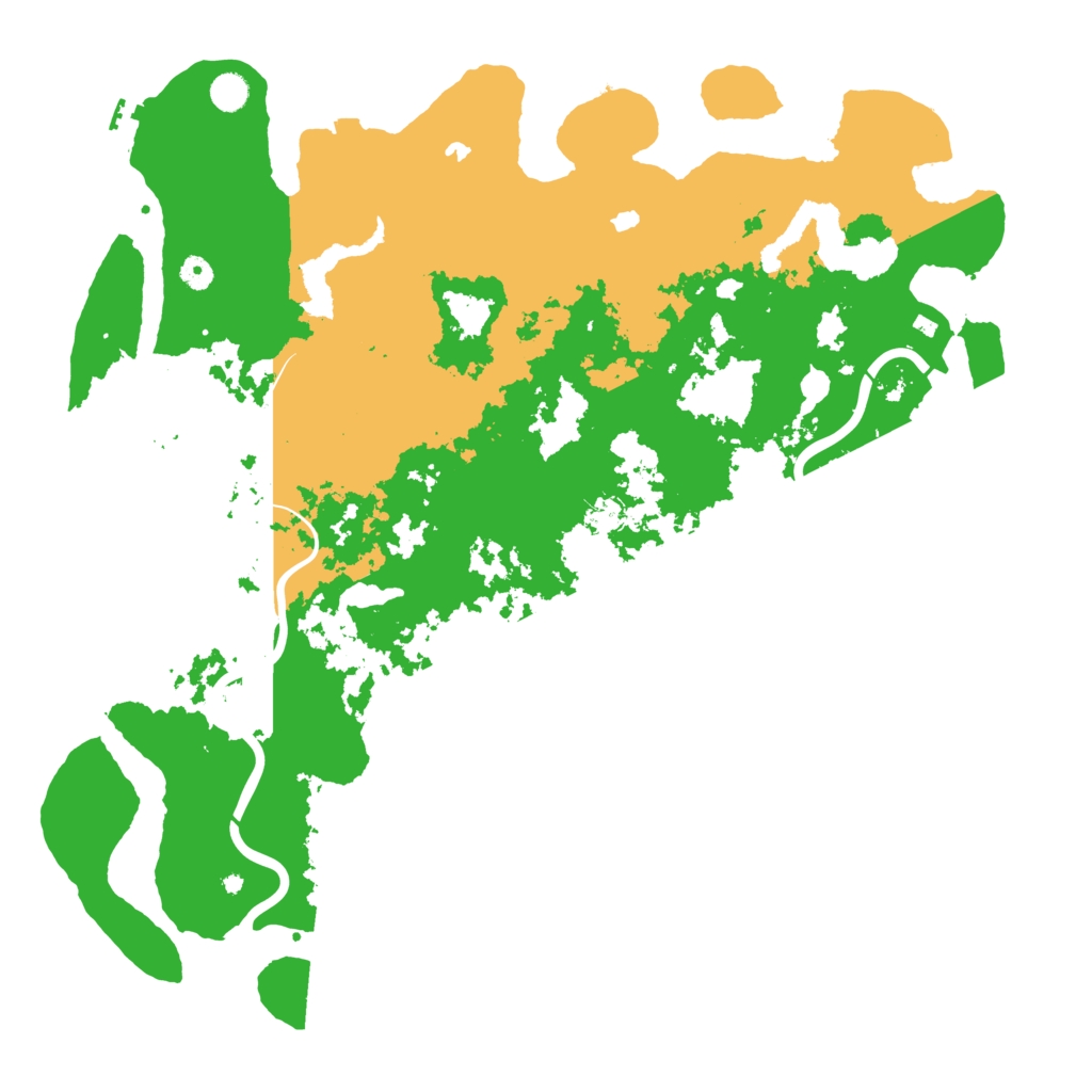 Biome Rust Map: Procedural Map, Size: 5000, Seed: 565498