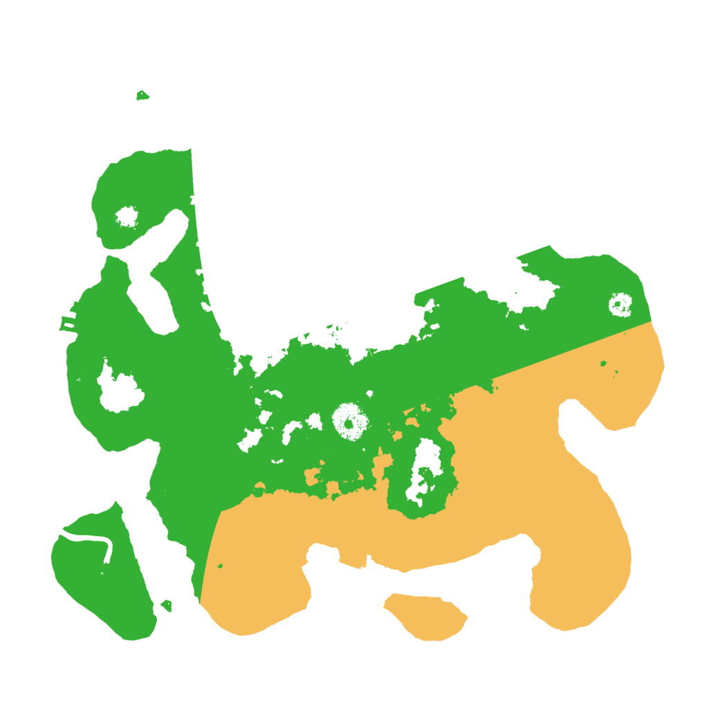 Biome Rust Map: Procedural Map, Size: 3000, Seed: 9797