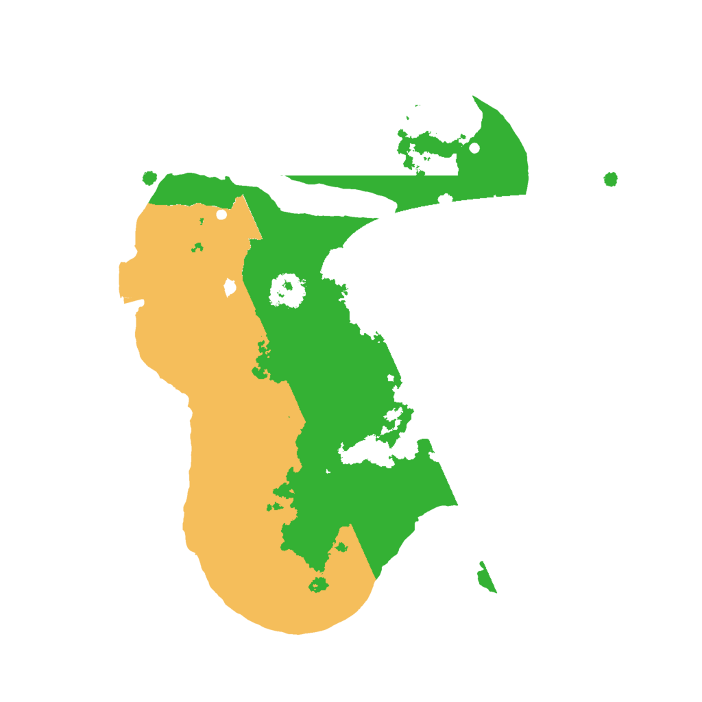 Biome Rust Map: Procedural Map, Size: 2000, Seed: 1659403953