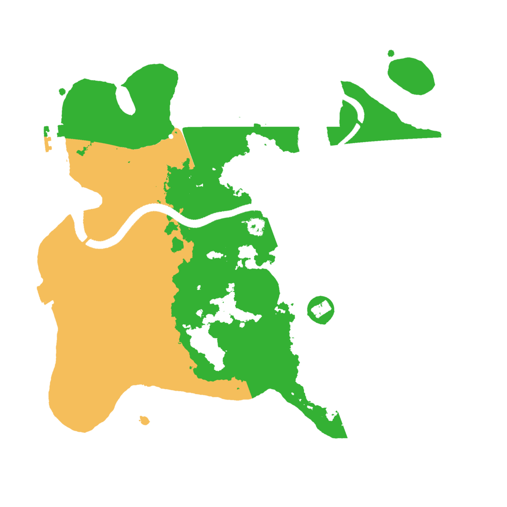 Biome Rust Map: Procedural Map, Size: 3000, Seed: 477091992