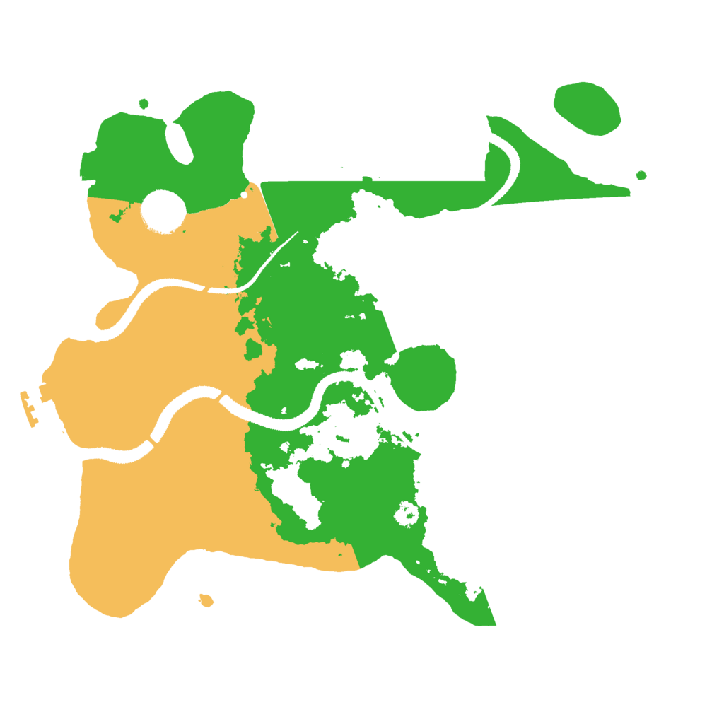 Biome Rust Map: Procedural Map, Size: 3000, Seed: 477091992