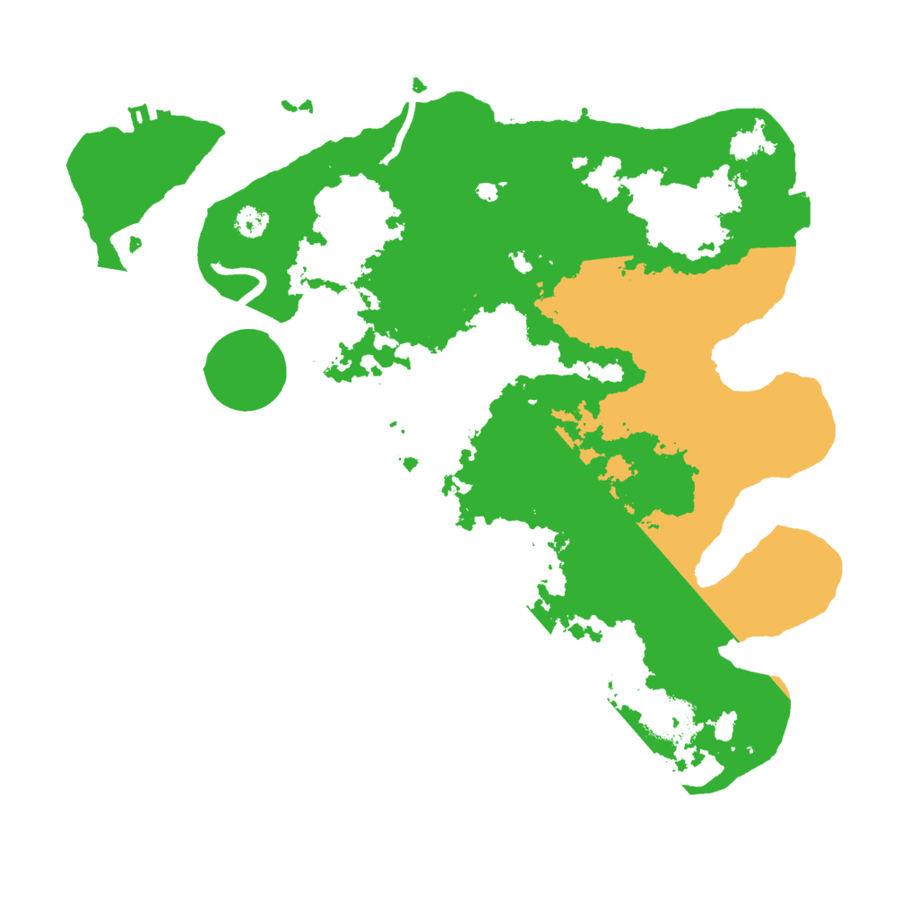 Biome Rust Map: Procedural Map, Size: 3000, Seed: 10088