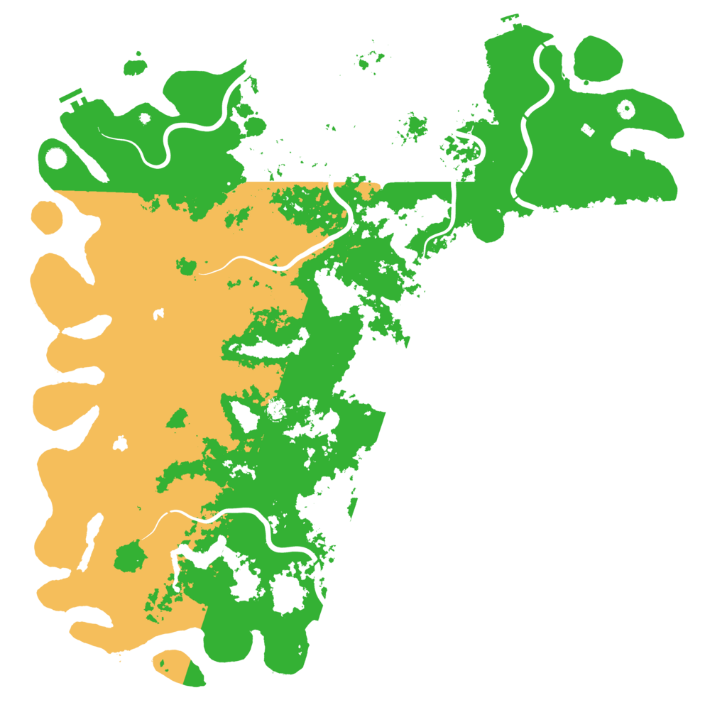 Biome Rust Map: Procedural Map, Size: 6000, Seed: 924219597