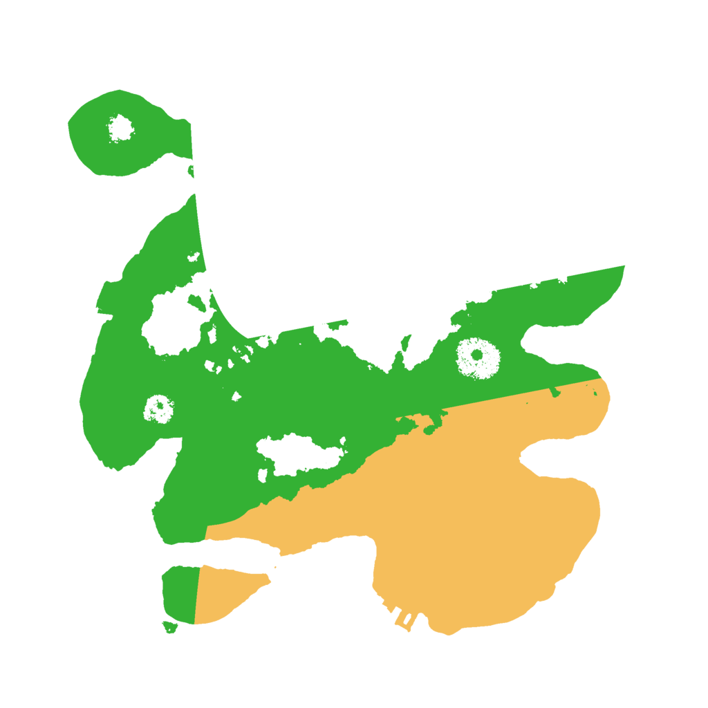 Biome Rust Map: Procedural Map, Size: 2500, Seed: 900949597