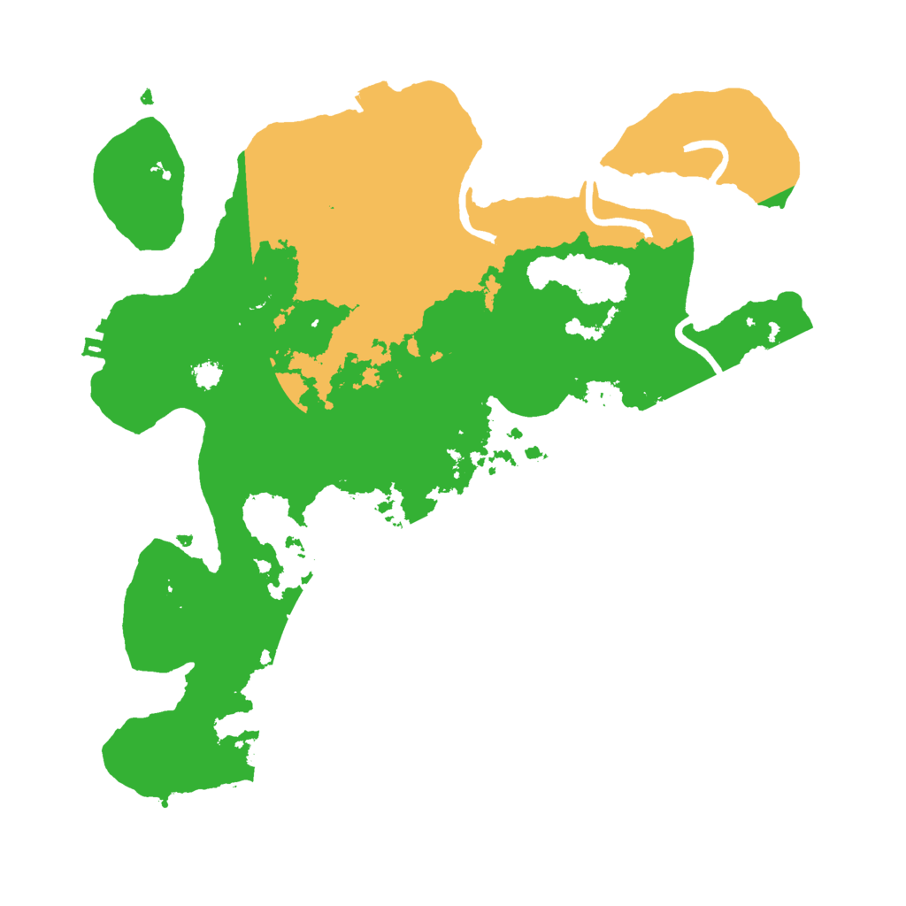 Biome Rust Map: Procedural Map, Size: 3000, Seed: 8274630