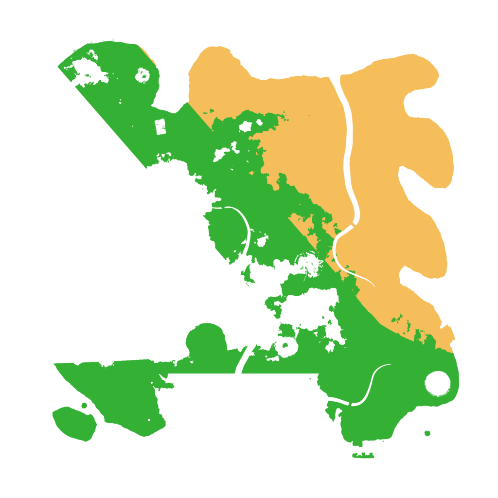 Biome Rust Map: Procedural Map, Size: 3500, Seed: 1928357909