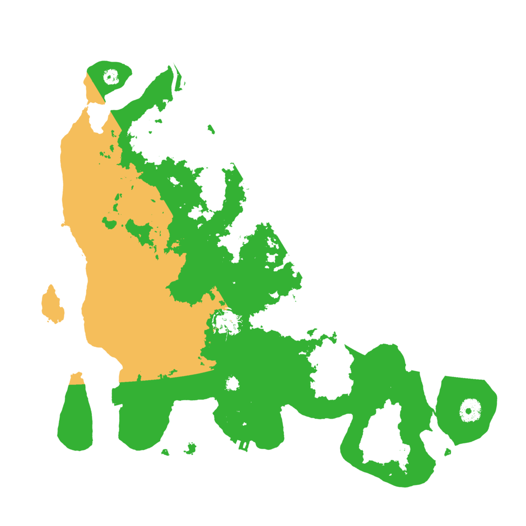 Biome Rust Map: Procedural Map, Size: 3500, Seed: 375414788