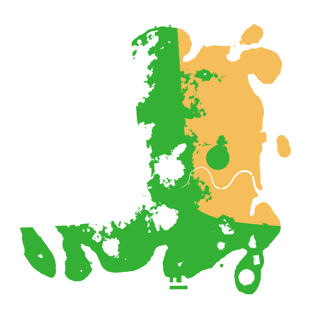 Biome Rust Map: Procedural Map, Size: 3500, Seed: 1283901997