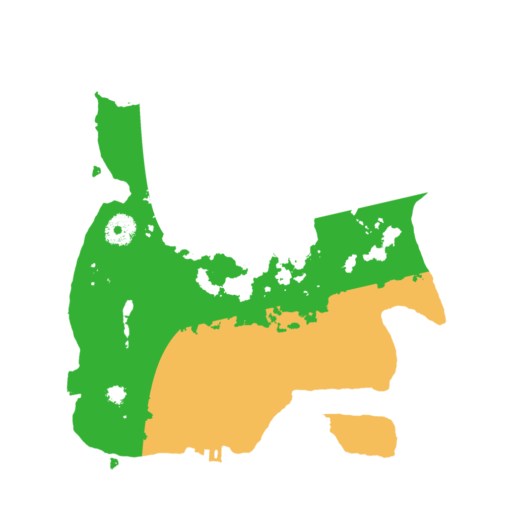 Biome Rust Map: Procedural Map, Size: 2500, Seed: 324551