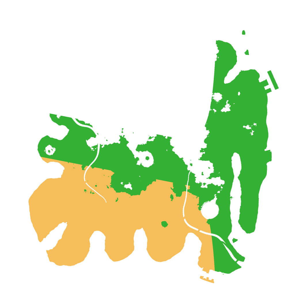 Biome Rust Map: Procedural Map, Size: 3000, Seed: 1665055470