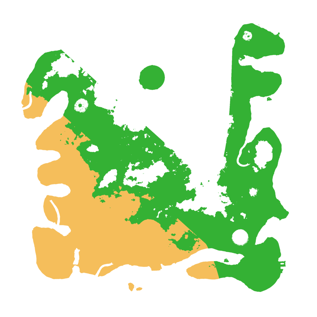 Biome Rust Map: Procedural Map, Size: 3500, Seed: 2142675148