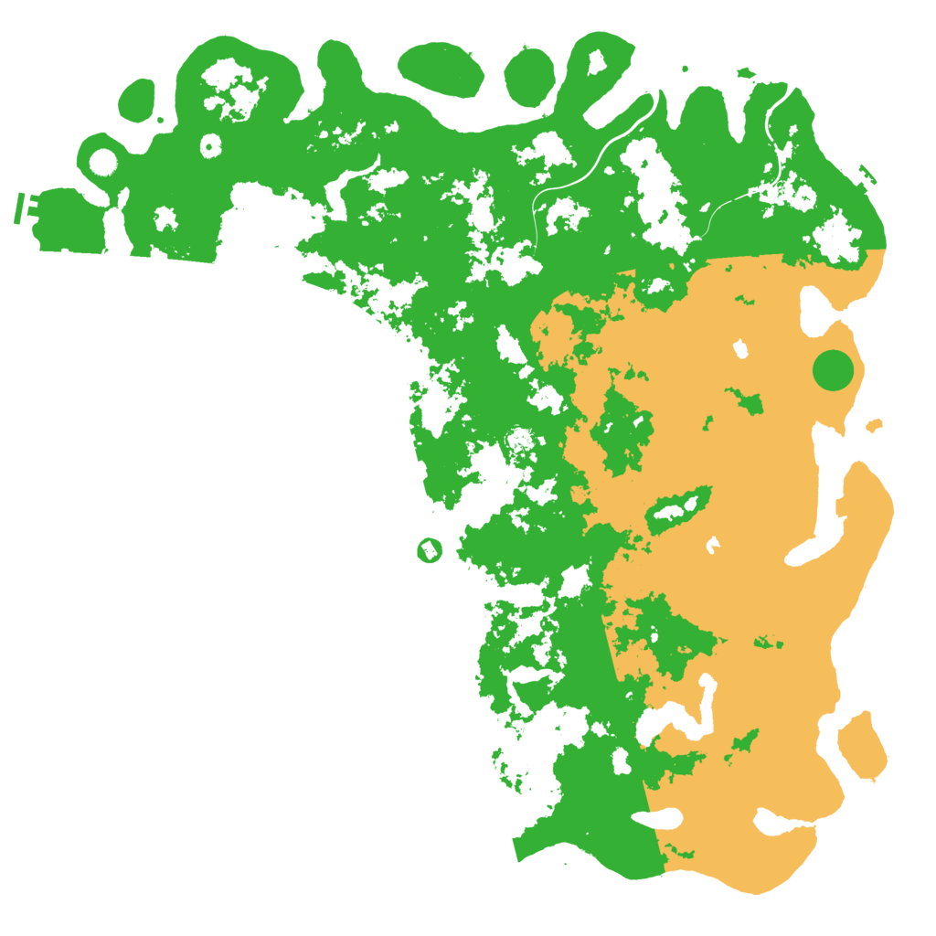 Biome Rust Map: Procedural Map, Size: 6000, Seed: 2000000000