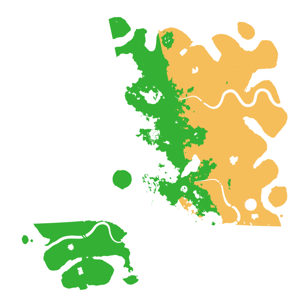 Biome Rust Map: Procedural Map, Size: 4500, Seed: 1672351341