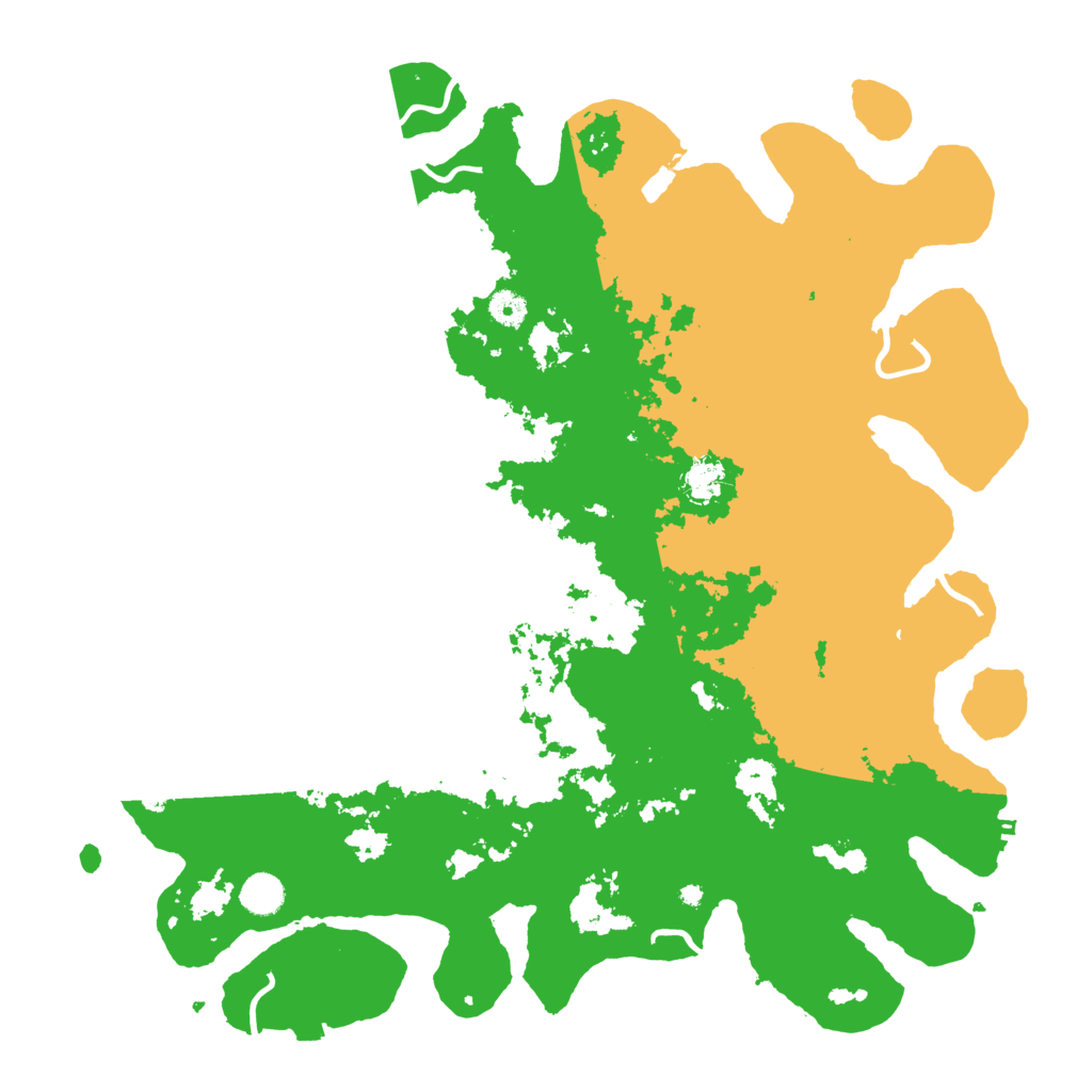 Biome Rust Map: Procedural Map, Size: 4500, Seed: 1672351341