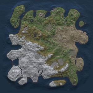 Thumbnail Rust Map: Procedural Map, Size: 3750, Seed: 513179902, 15 Monuments