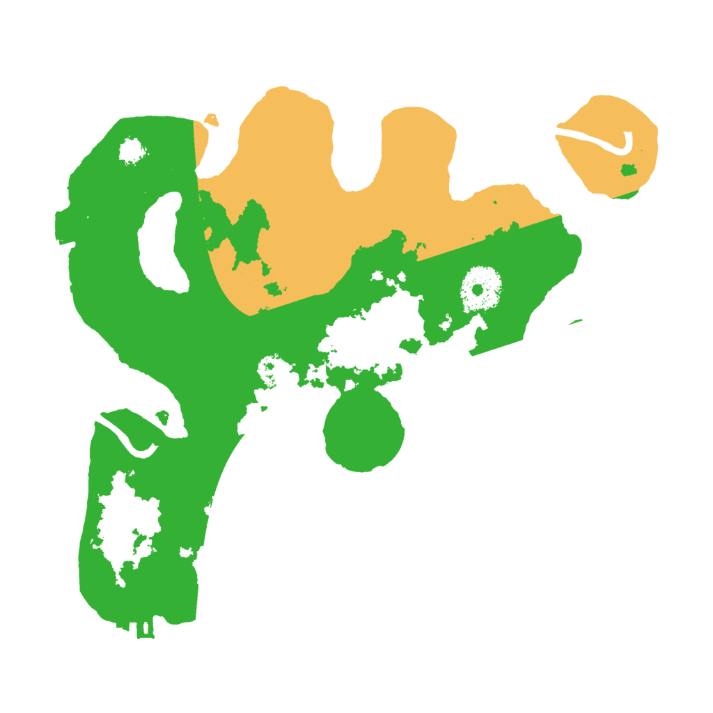 Biome Rust Map: Procedural Map, Size: 2500, Seed: 1696893586