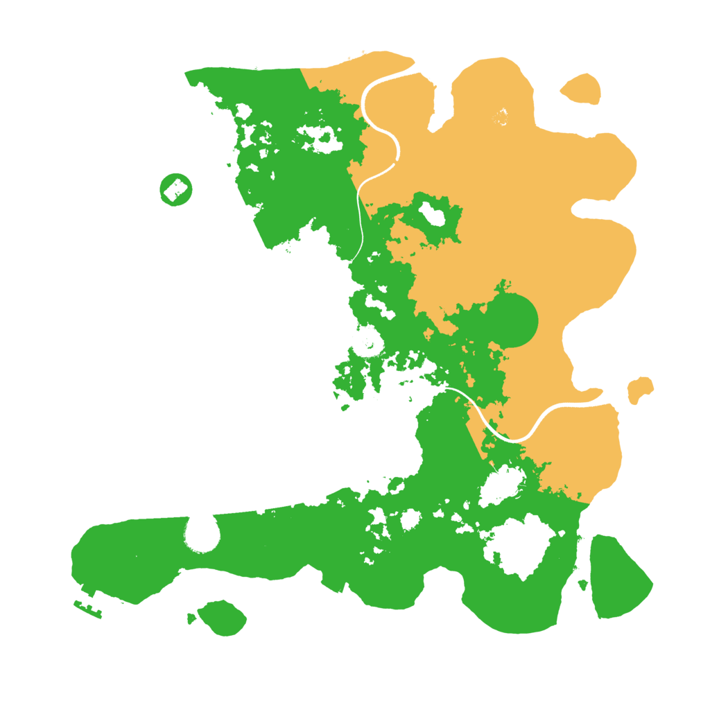 Biome Rust Map: Procedural Map, Size: 3500, Seed: 452136566