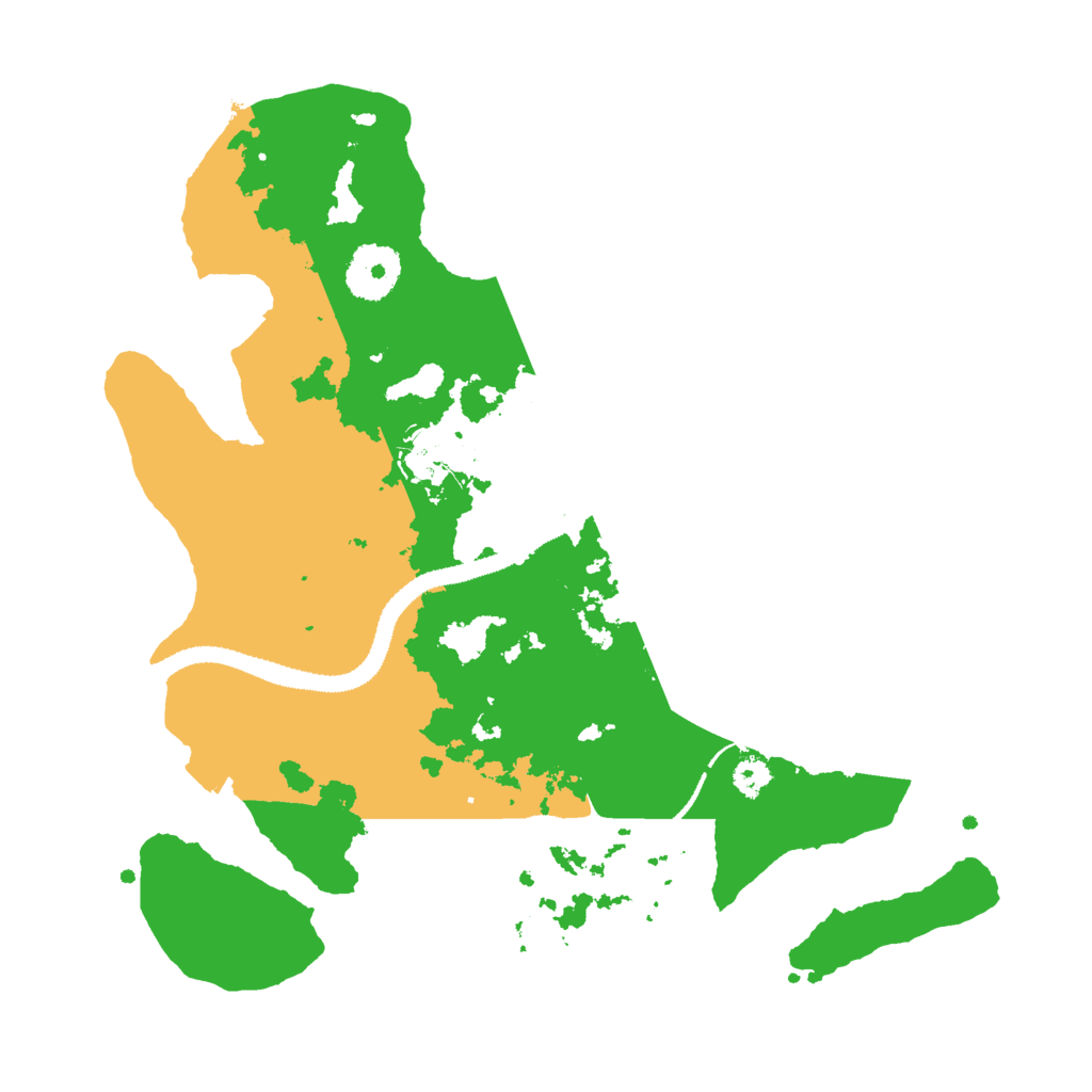 Biome Rust Map: Procedural Map, Size: 3000, Seed: 1040880449