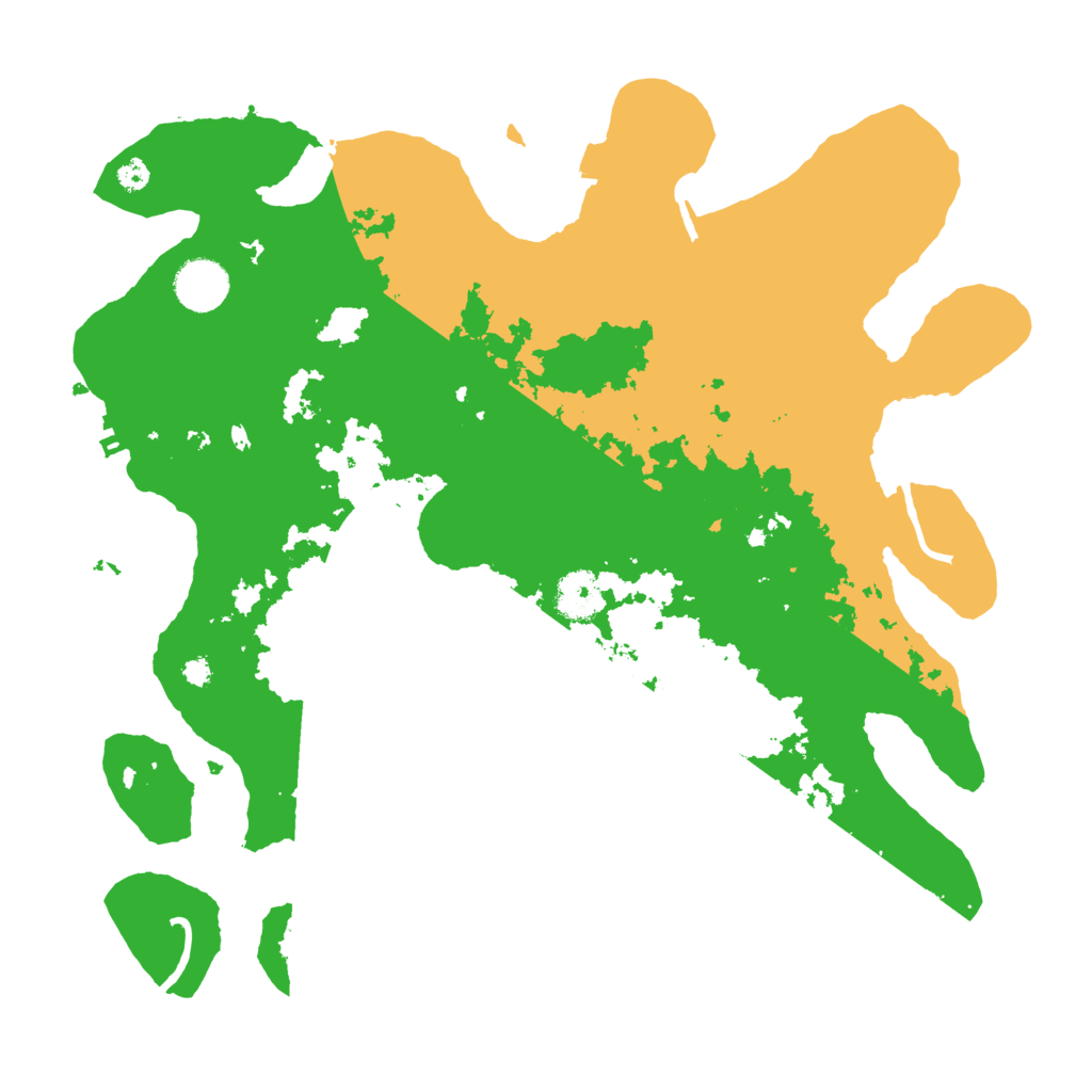 Biome Rust Map: Procedural Map, Size: 3600, Seed: 687