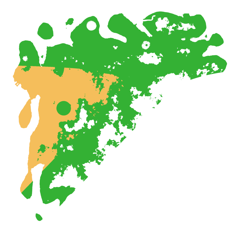 Biome Rust Map: Procedural Map, Size: 4500, Seed: 424853044