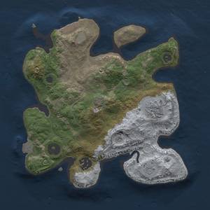 Thumbnail Rust Map: Procedural Map, Size: 2500, Seed: 295, 9 Monuments