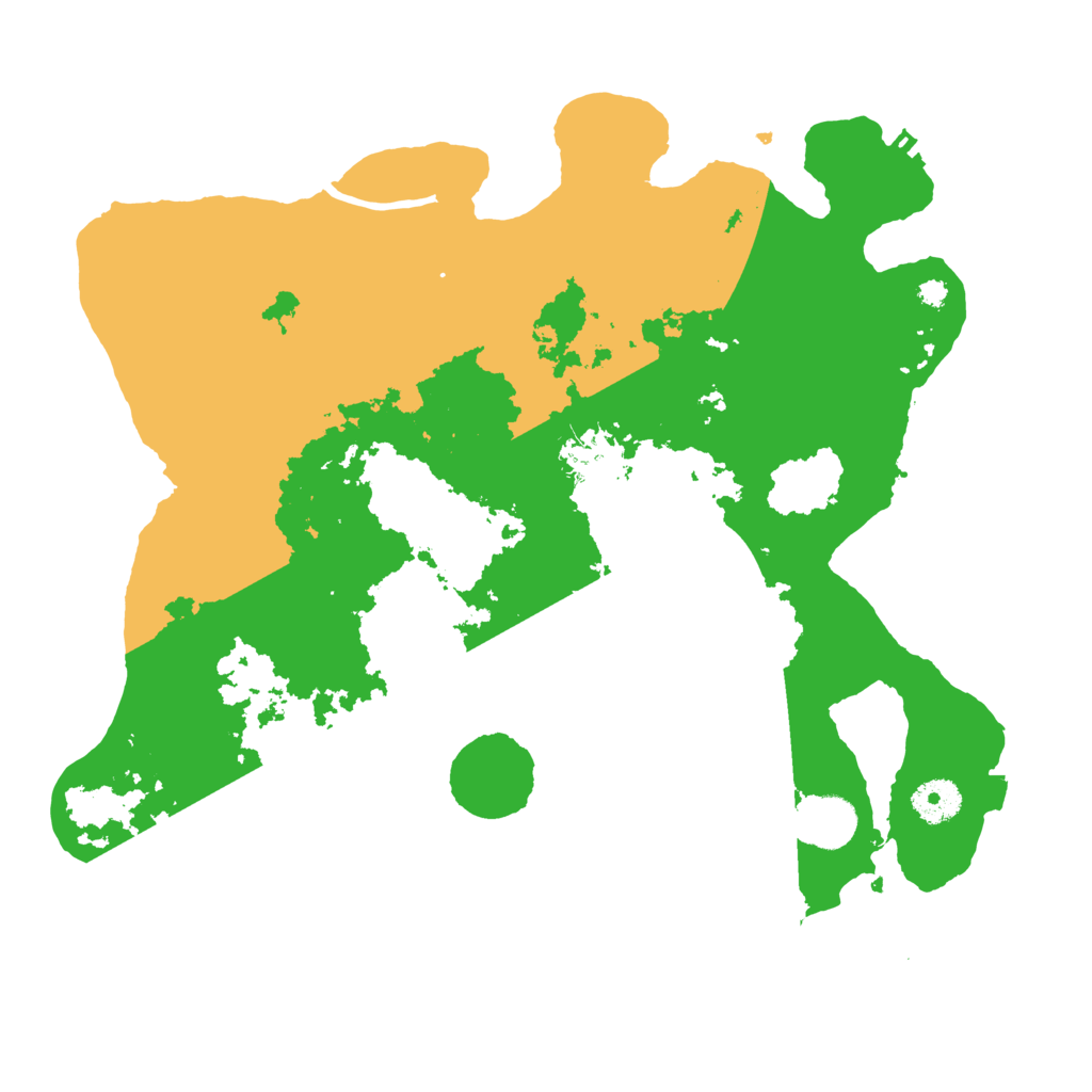 Biome Rust Map: Procedural Map, Size: 3600, Seed: 21805