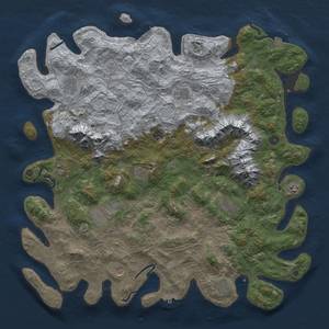 Thumbnail Rust Map: Procedural Map, Size: 5000, Seed: 471998658, 19 Monuments