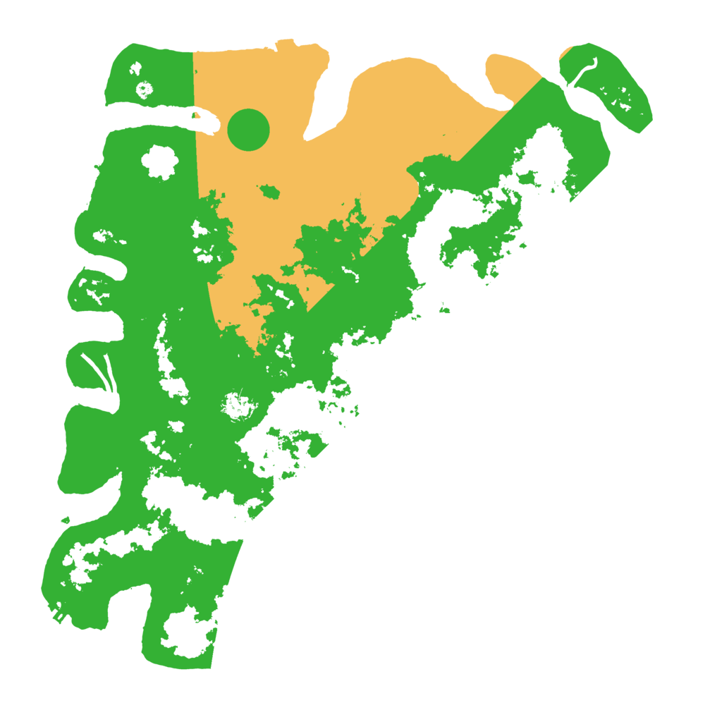 Biome Rust Map: Procedural Map, Size: 4500, Seed: 698891186