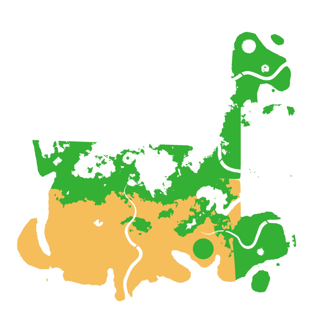 Biome Rust Map: Procedural Map, Size: 4096, Seed: 1316927940