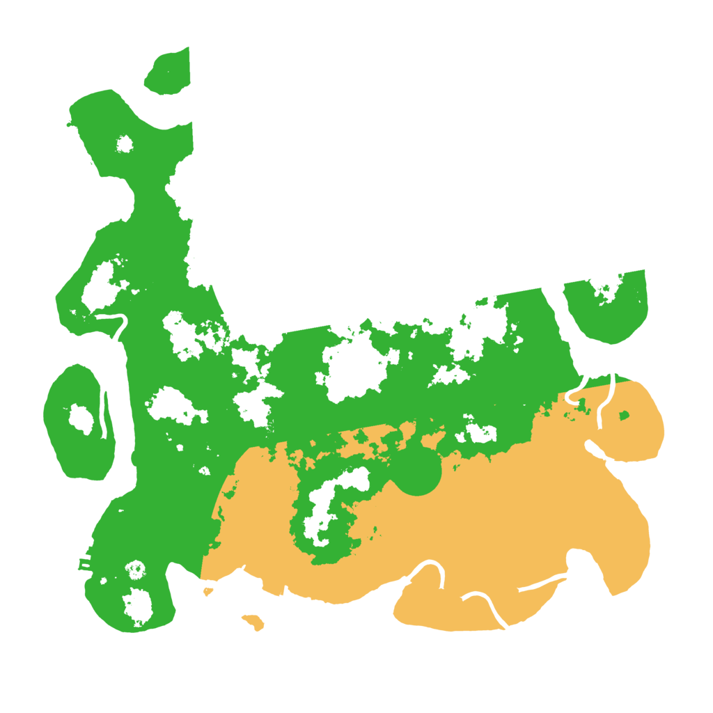 Biome Rust Map: Procedural Map, Size: 3800, Seed: 51572253