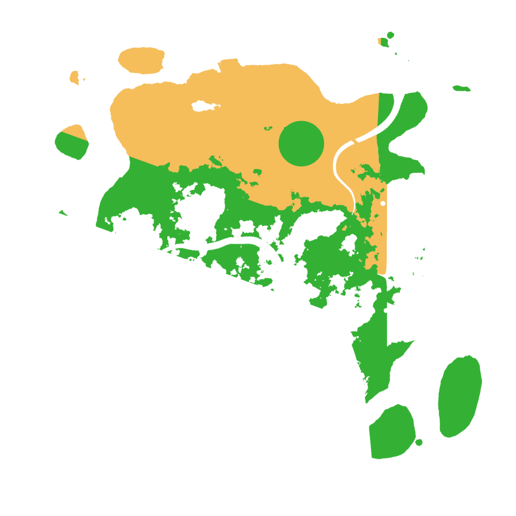 Biome Rust Map: Procedural Map, Size: 3000, Seed: 313541379