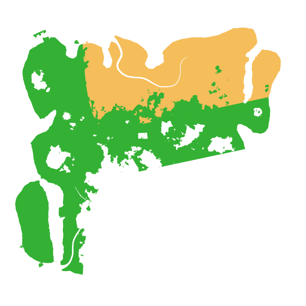 Biome Rust Map: Procedural Map, Size: 3500, Seed: 684317539