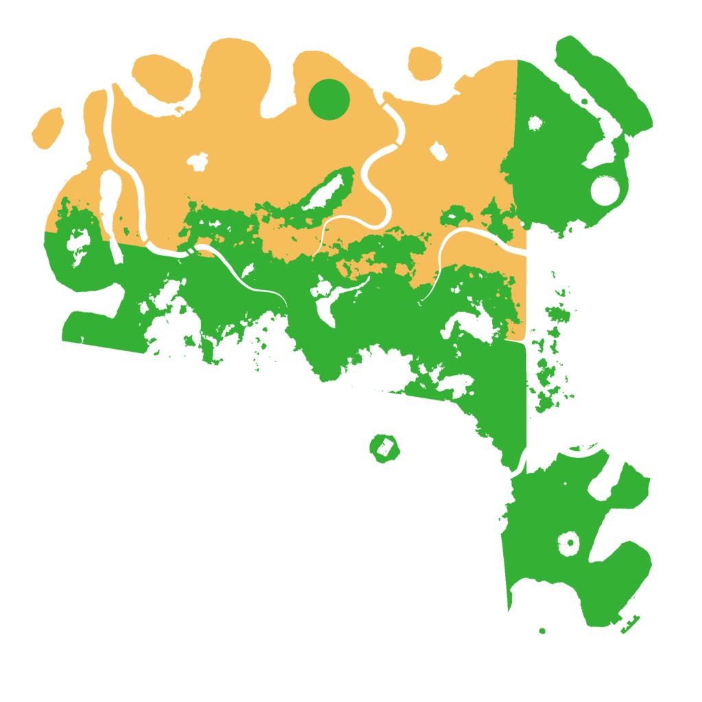 Biome Rust Map: Procedural Map, Size: 4500, Seed: 2061090759