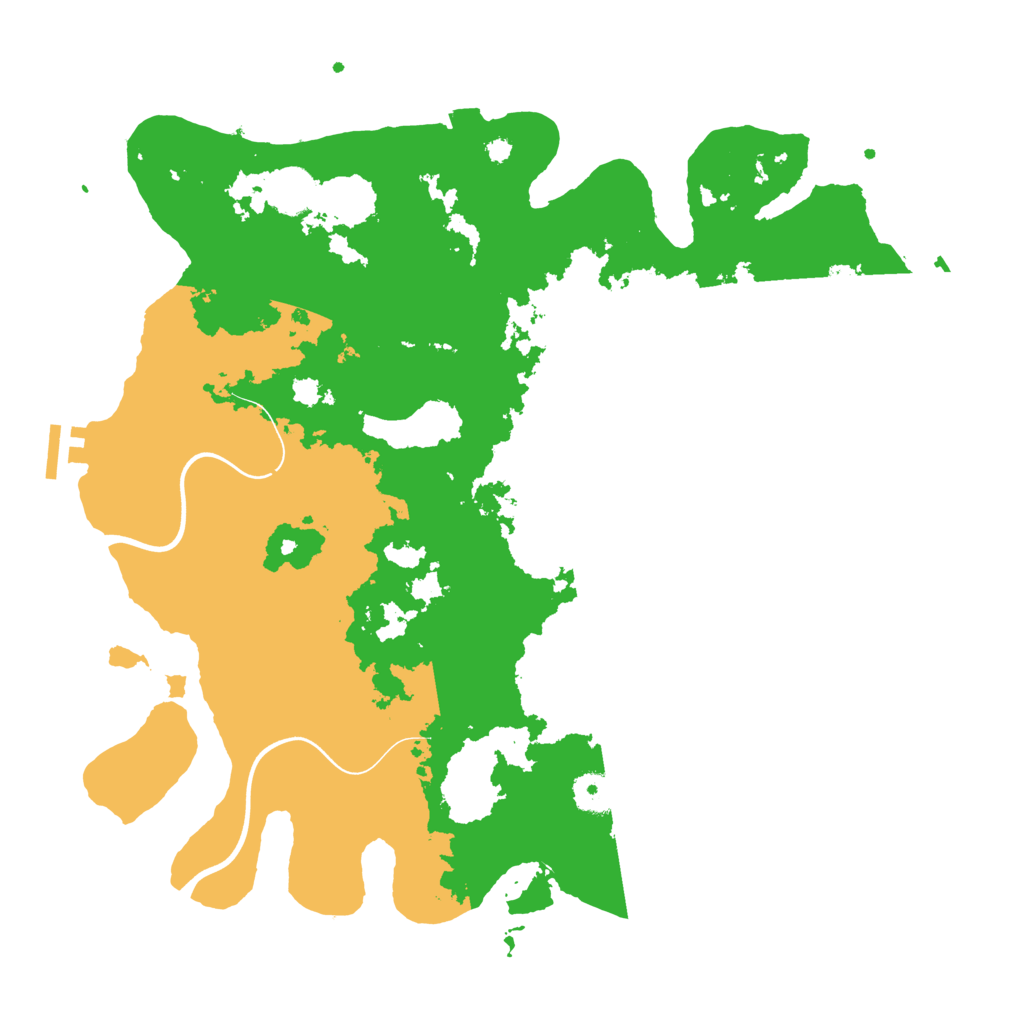 Biome Rust Map: Procedural Map, Size: 3800, Seed: 405242