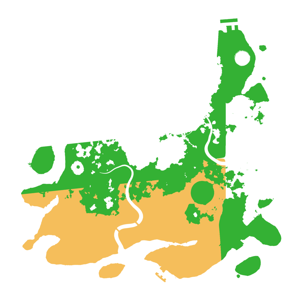 Biome Rust Map: Procedural Map, Size: 3500, Seed: 1480448566