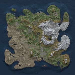 Thumbnail Rust Map: Procedural Map, Size: 3750, Seed: 998762110, 18 Monuments