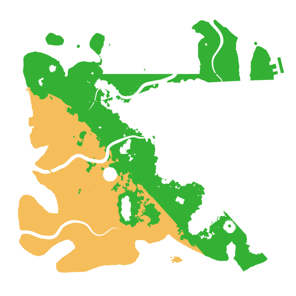 Biome Rust Map: Procedural Map, Size: 3750, Seed: 998762110