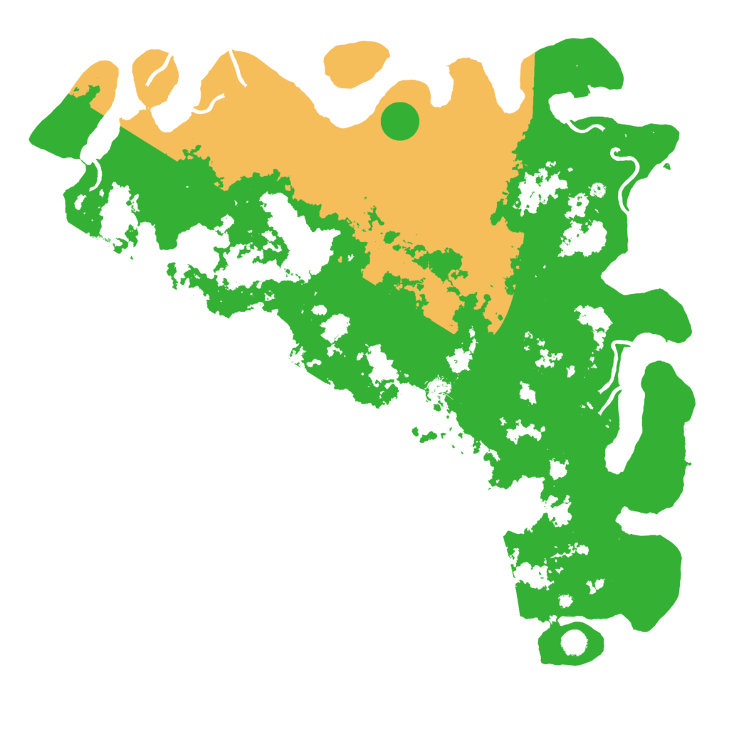 Biome Rust Map: Procedural Map, Size: 5000, Seed: 674587