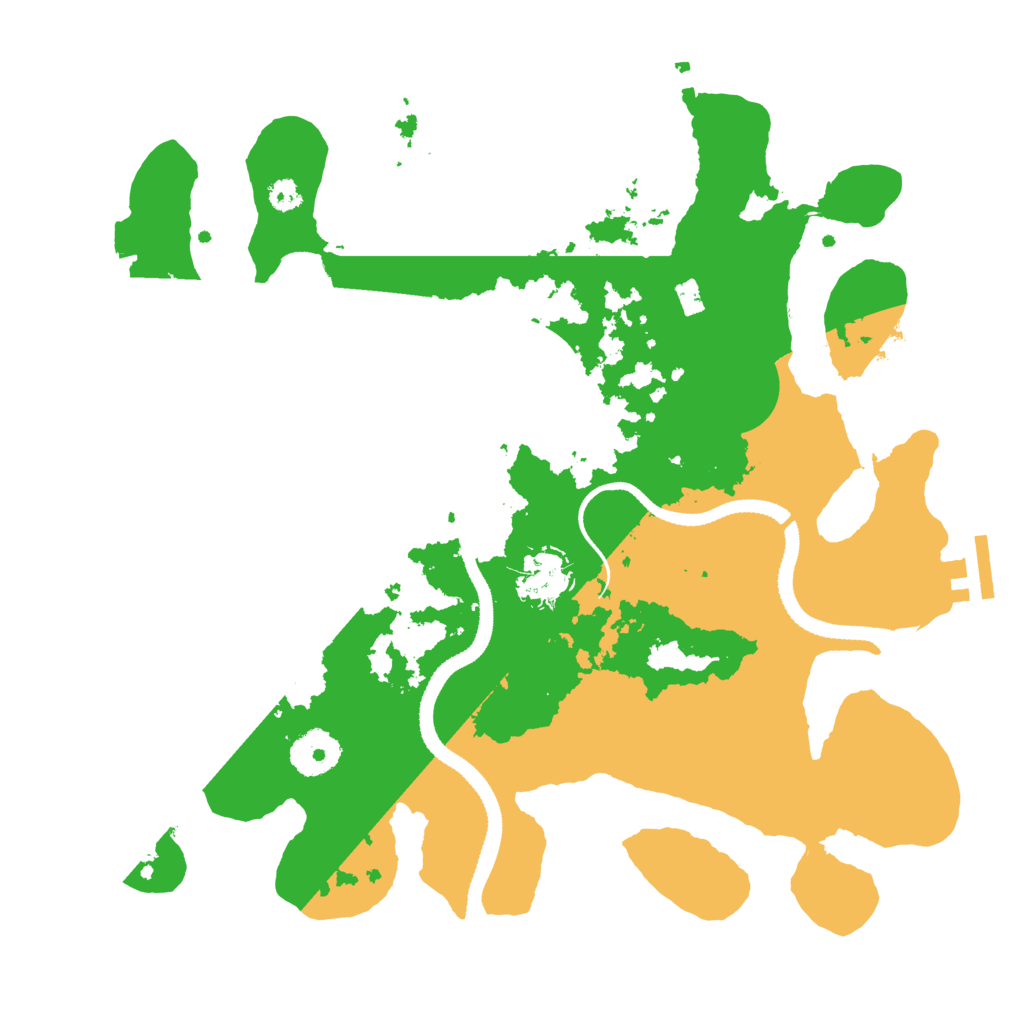 Biome Rust Map: Procedural Map, Size: 3250, Seed: 5475478
