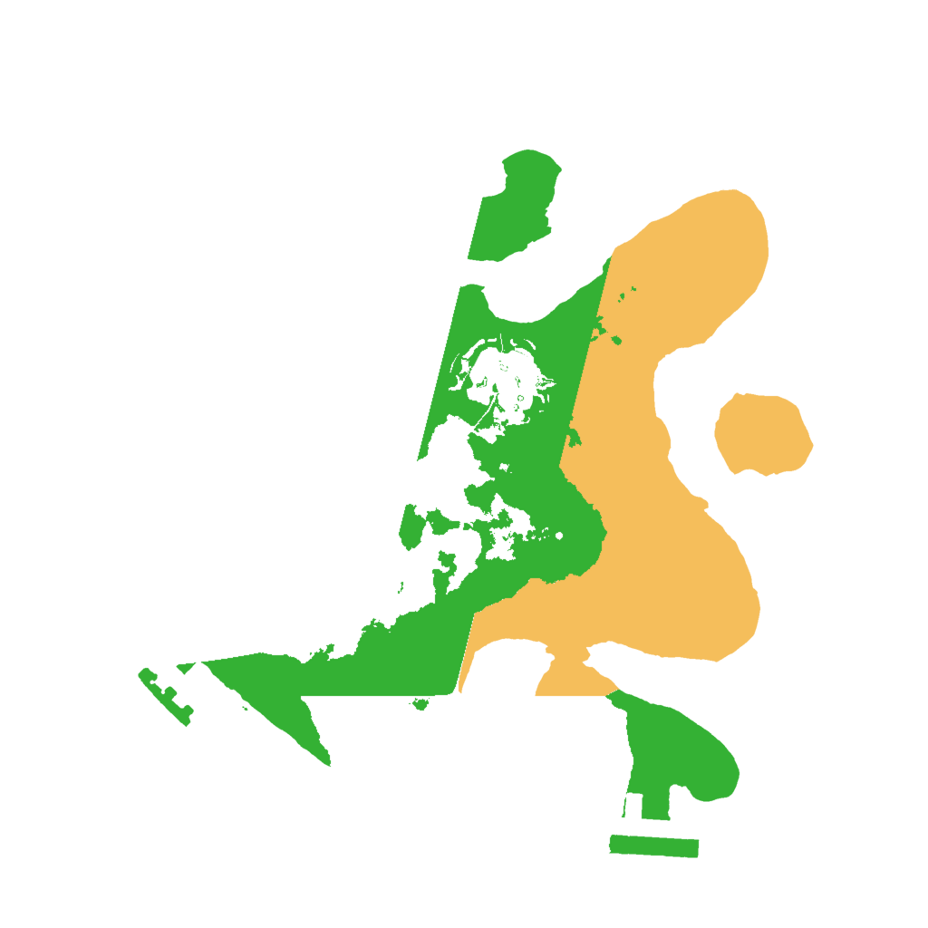 Biome Rust Map: Procedural Map, Size: 2000, Seed: 612356