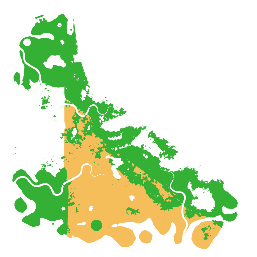 Biome Rust Map: Procedural Map, Size: 6000, Seed: 5162024