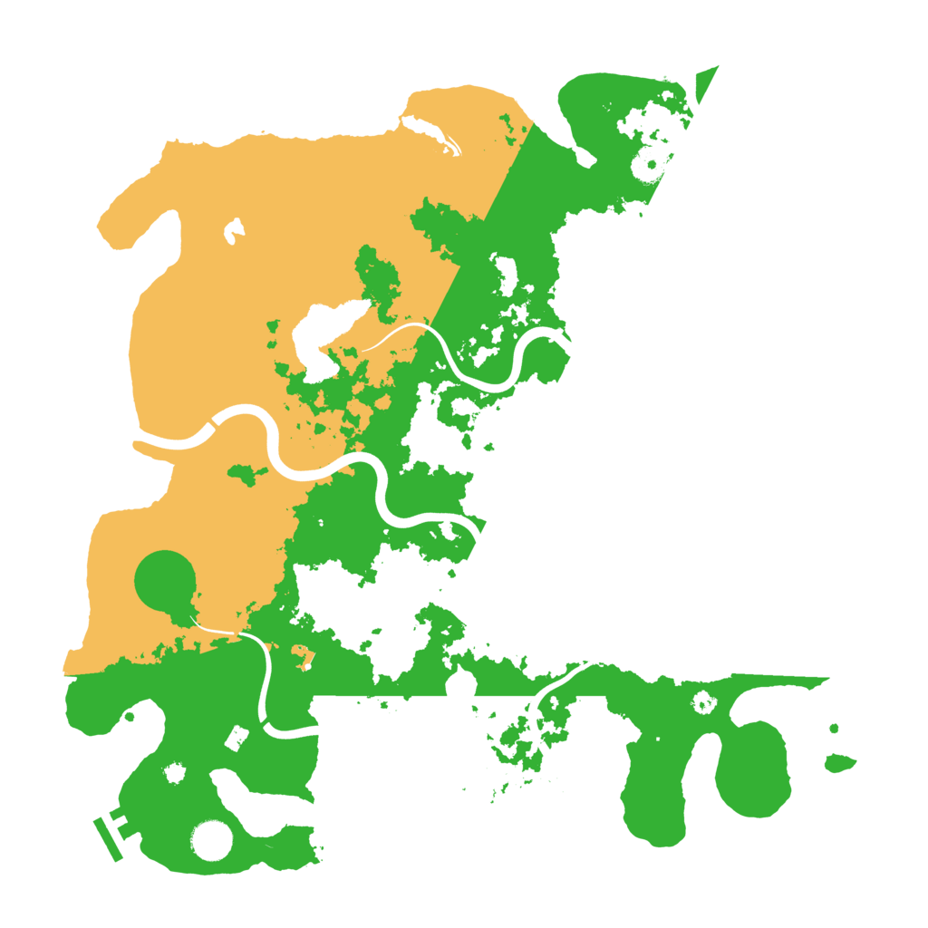 Biome Rust Map: Procedural Map, Size: 4000, Seed: 553207347