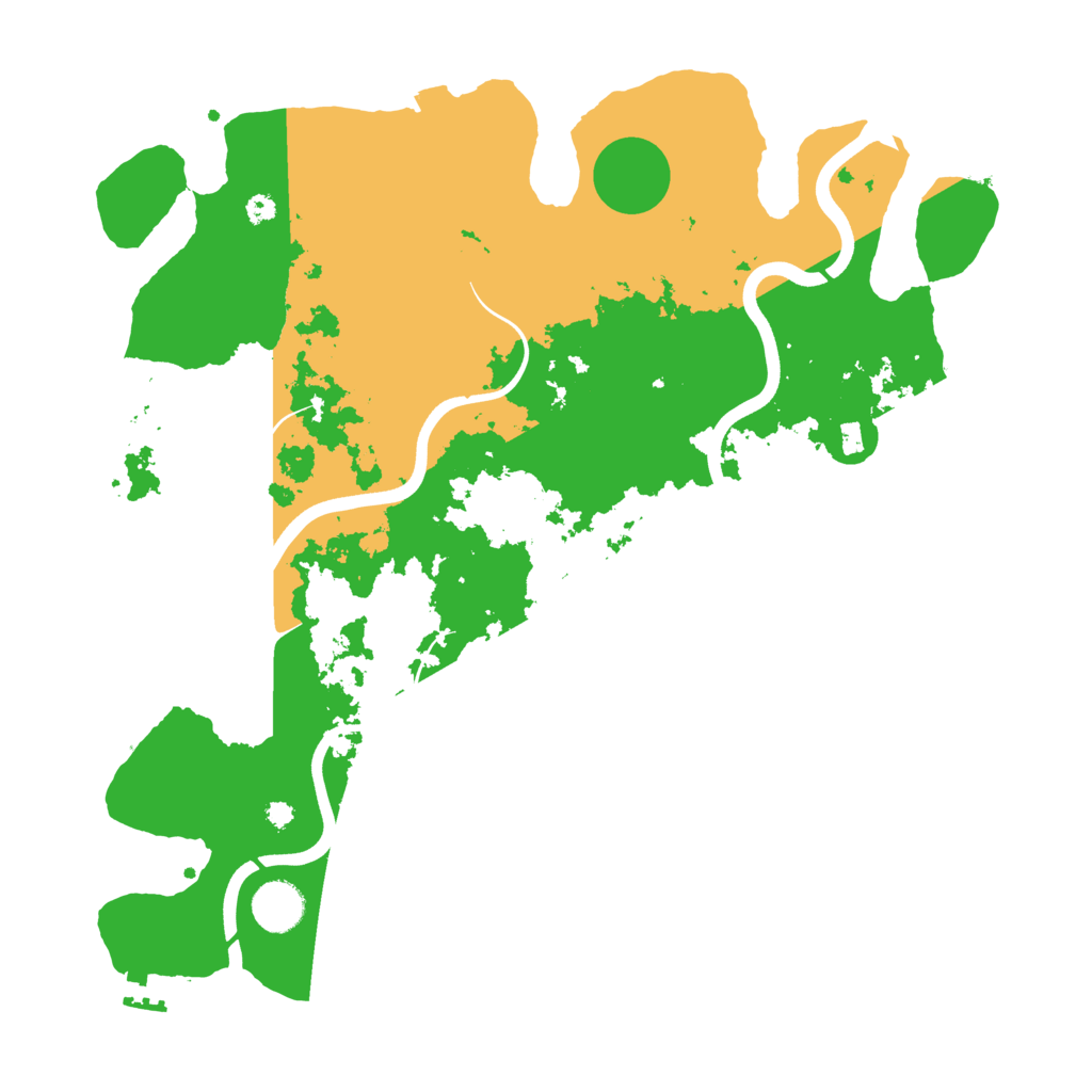Biome Rust Map: Procedural Map, Size: 3750, Seed: 528896322