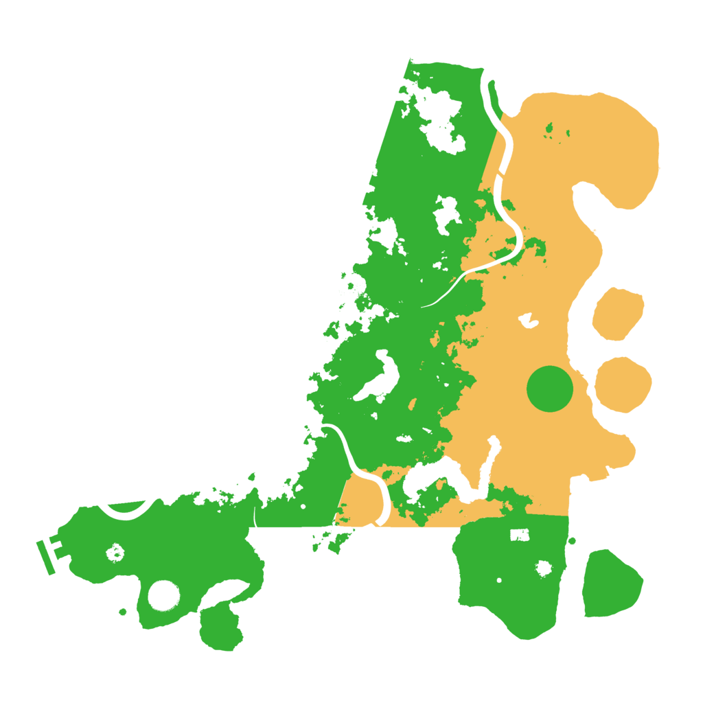 Biome Rust Map: Procedural Map, Size: 4000, Seed: 345274489