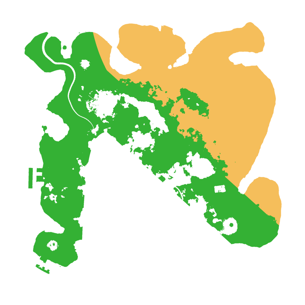 Biome Rust Map: Procedural Map, Size: 3000, Seed: 1488372831