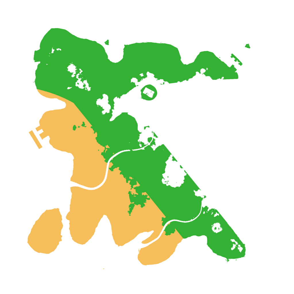 Biome Rust Map: Procedural Map, Size: 3000, Seed: 1461054323