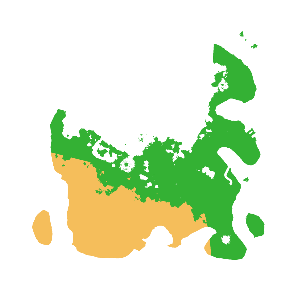 Biome Rust Map: Procedural Map, Size: 3000, Seed: 21884